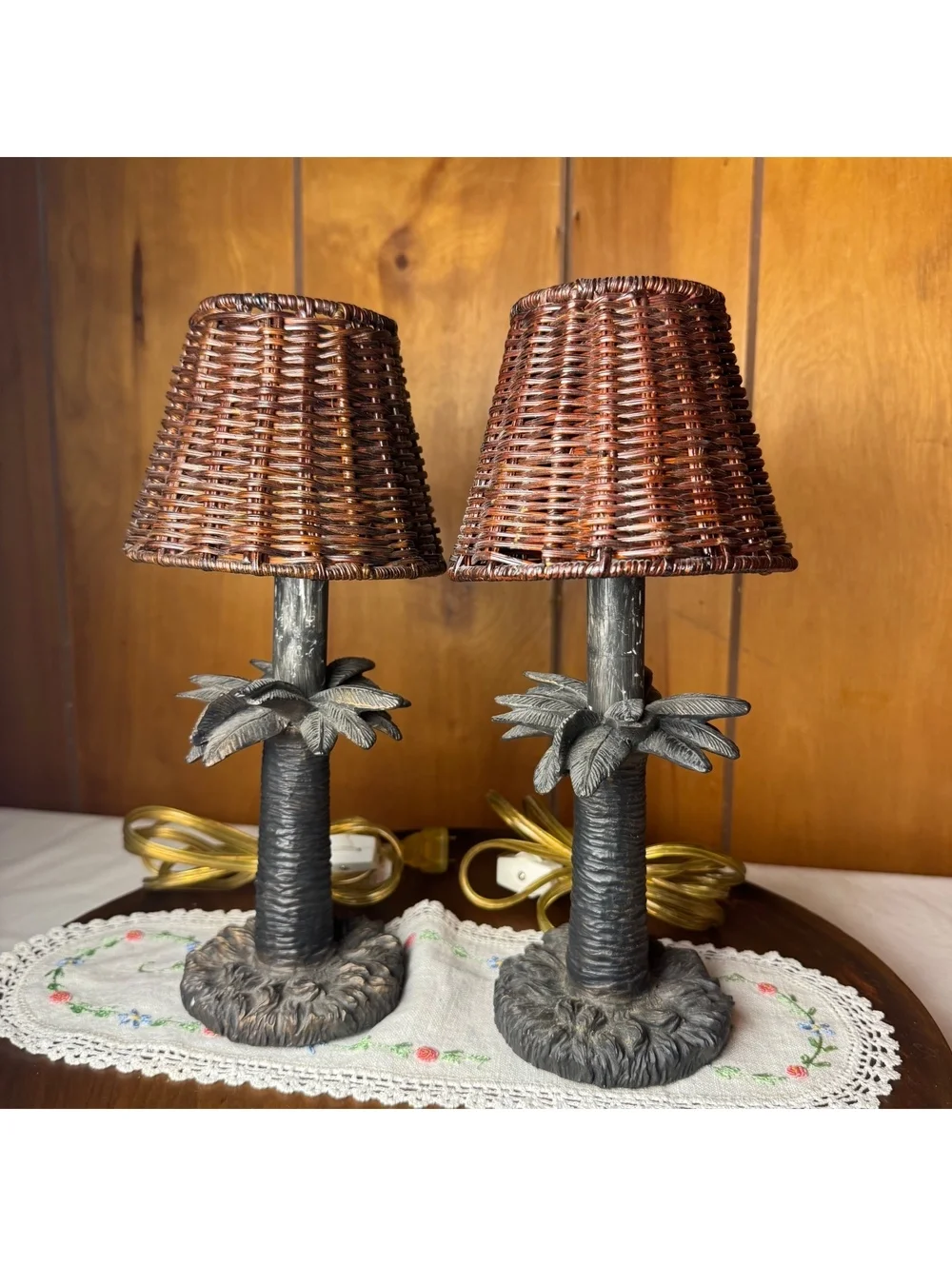 Vintage pair palm